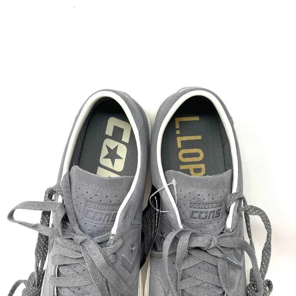 Converse Louie Lopez Pro OX Gray Low Top Shoes Men's Size Sneakers Suede 169493C - Picture 5 of 11